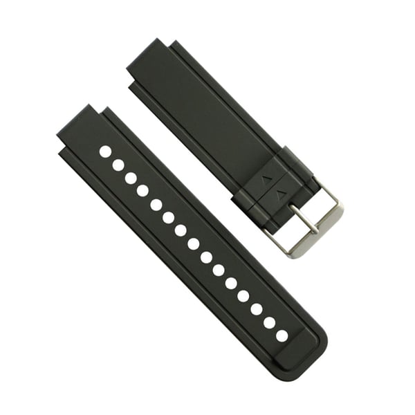 Garmin Vivoactive Acetate -silikonikelloranneke - musta