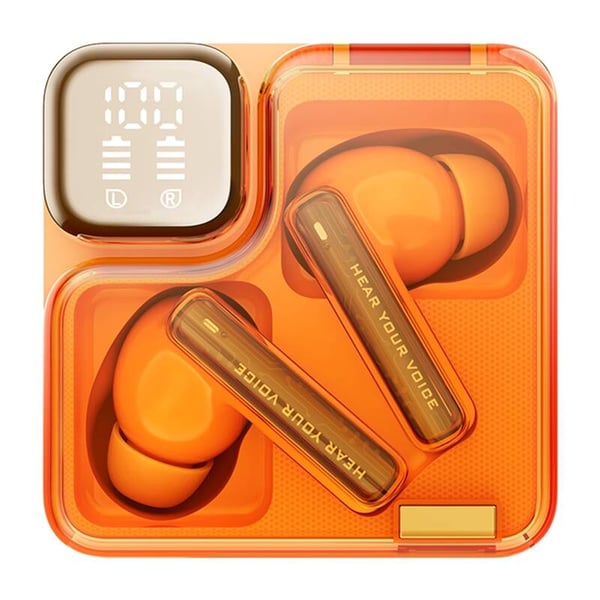 TWS QCY MeloBuds Neo T31 hodetelefoner (oransje)