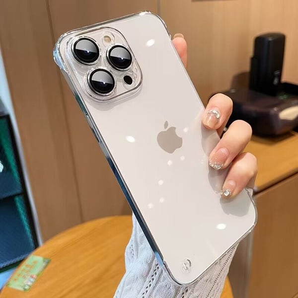 Ultratynt gjennomsiktig deksel til iPhone 16 Pro Max, tynt, støtdempende beskyttelsesdeksel