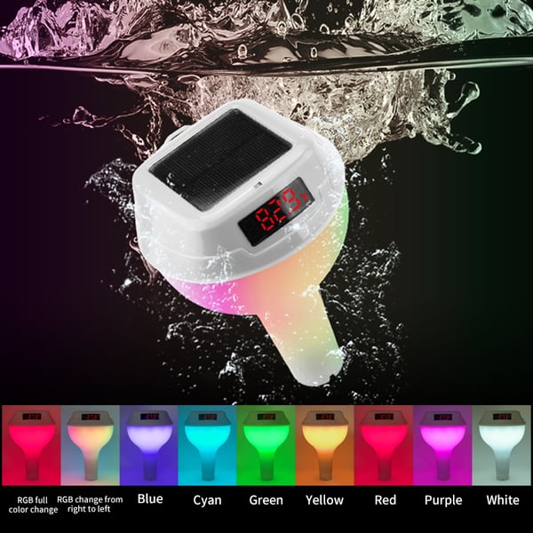 Flytende bassengtermometer med LED-skjerm, TS-PL01