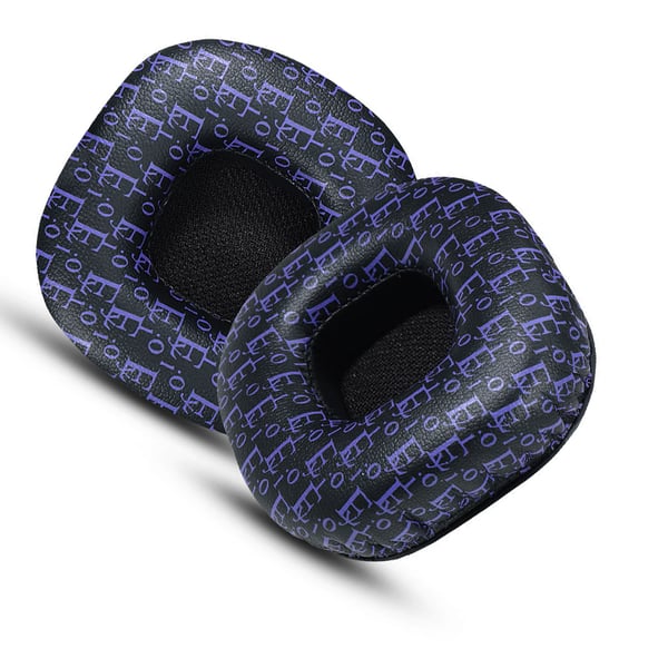 Utbytesöronkuddar för Marshall Major Hörlurar Black + Purple