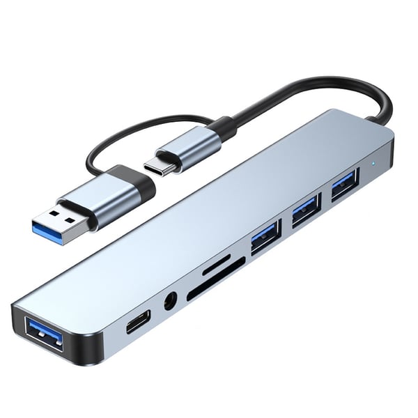 8-i-1 Type-C Hub-adapter til bærbare computere - Model 2218TU