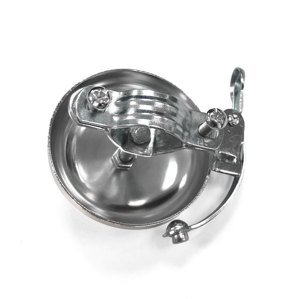 Klassisk sykkelbjelle med høy og klar lyd for sikker sykling Silver