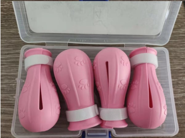 4 stk. Multifunktionelle Kattepotebeskyttere Pink