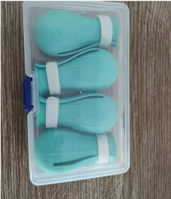 4 stk. multifunksjonelle katelabb beskyttere Blue