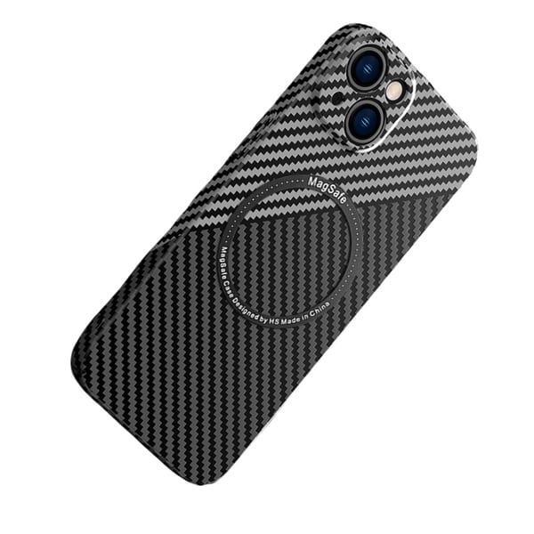 Ultratynn Karbonfiber MagSafe-deksel Kompatibelt med iPhone 15 Pro - Lett og Beskyttende iPhone 15 Pro