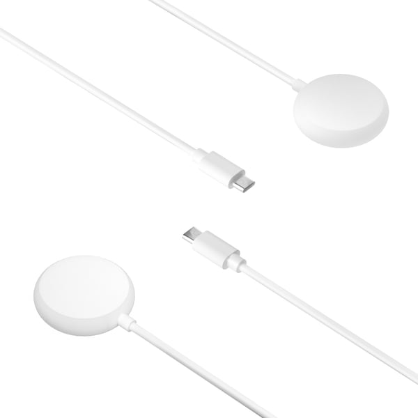 Google Pixel Watch-oplader, magnetisk opladningskabel til Pixel Watch 1. generation White