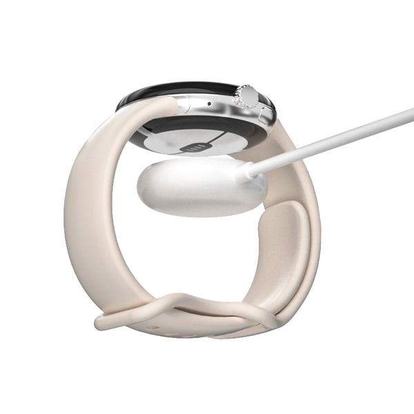 Google Pixel Watch-oplader, magnetisk opladningskabel til Pixel Watch 1. generation White