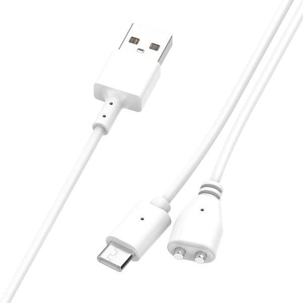 UgBow Pet Dog Training Collar Charging Cable White