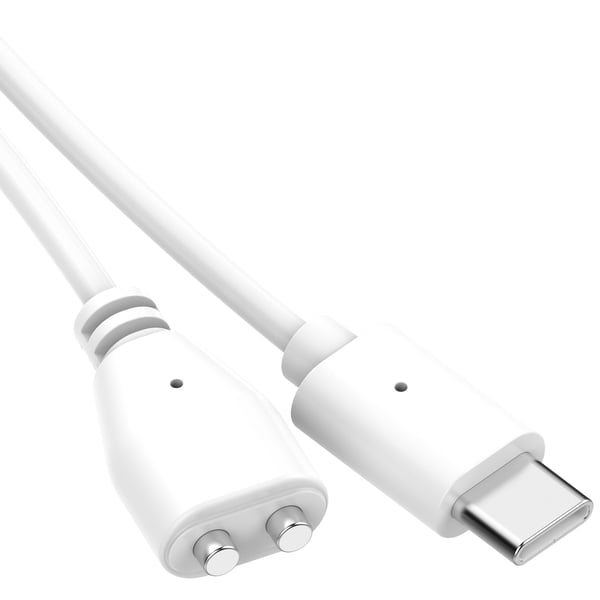 UgBow Pet Dog Training Collar Charging Cable White