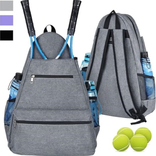 Uusi urheilullinen tennismailareppu Grey Uusi urheilullinen tennismailareppu Grey