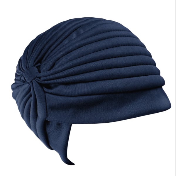 Kemoterapiapäähine, pehmeä pipo syöpäpotilaille NavyBlue