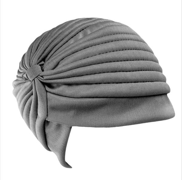 Kemohue, Blød Beaniehue til Kræftpatienter DarkGrey