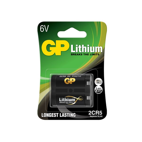 Batteri Litium 2CR5/DL245 1-Pakning