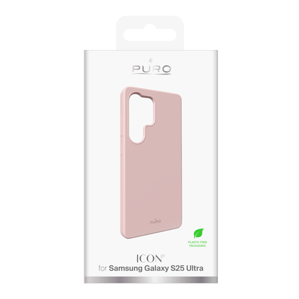 Samsung Galaxy S25 Ultra silicone cover ICON, pink