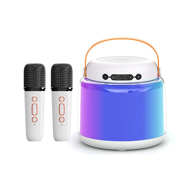 Y8 Dobbel Mikrofon Karaoke Maskin med Bluetooth Høyttaler