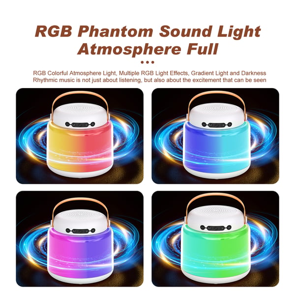 Y8 Dual Microphone Karaoke Machine with Bluetooth Speaker