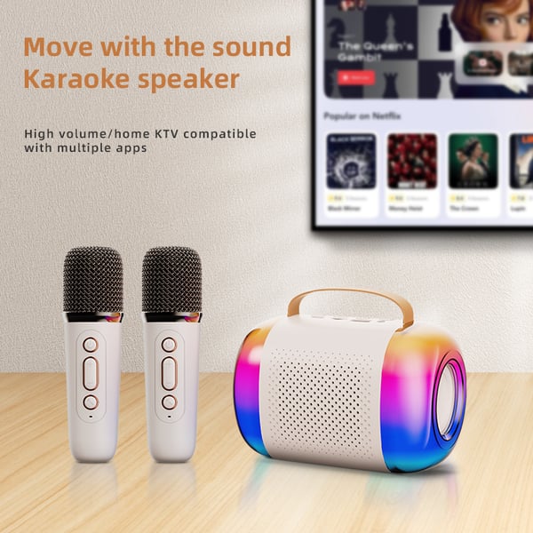 Karaoke hjemme – Bluetooth-høyttaler med mikrofon
