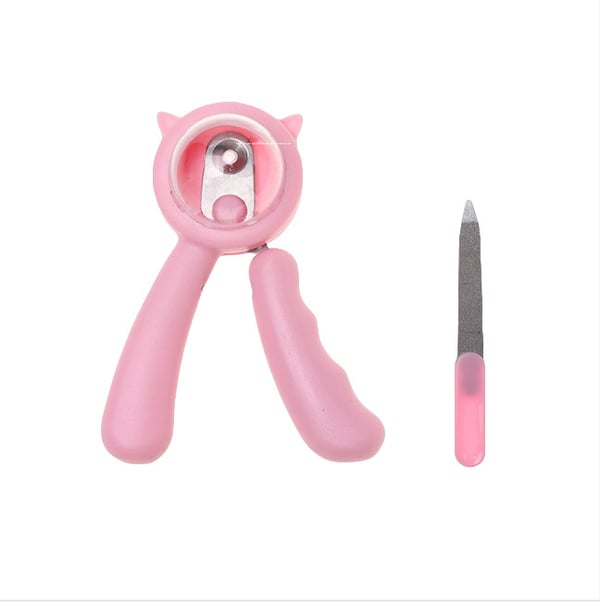 Lemmikkieläinten kynsileikkurit turvasuojalla Pink Lemmikkieläinten kynsileikkurit turvasuojalla Pink
