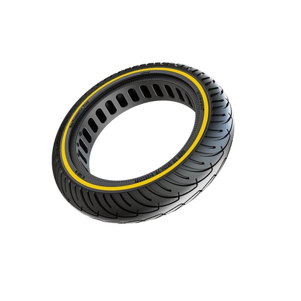 Solid Honeycomb Dekk for Elektriske Sparkesykler 8,5-Tommer Yellow