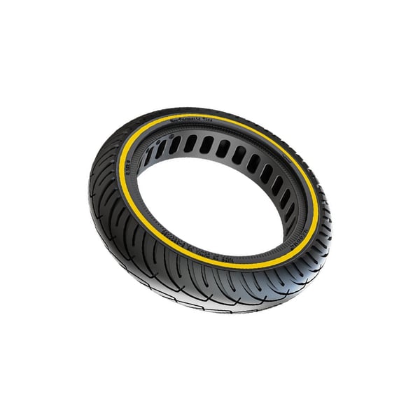 Solid Honeycomb Dekk for Elektriske Sparkesykler 8,5-Tommer Yellow