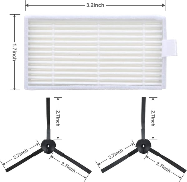 Reservedeler for ILIFE V3 V3S V5 V5s robotstøvsugere