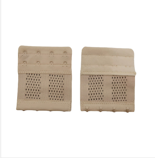 2 stk. BH-forlænger, Elastiske BH-stropforlængere Beige