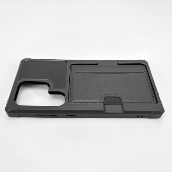 Beskyttende Samsung S24 Ultra-deksel med kortholder