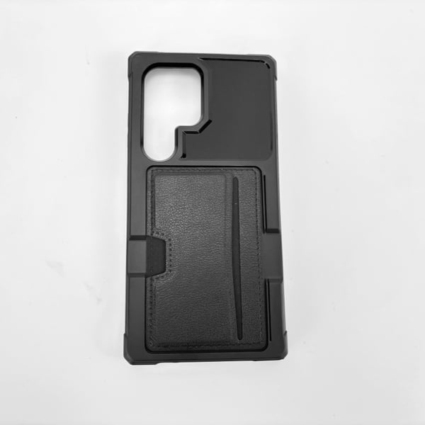 Beskyttende Samsung S24 Ultra-deksel med kortholder