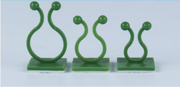 10-pakning små rankeclips for planter, selvklebende veggranke-klips M
