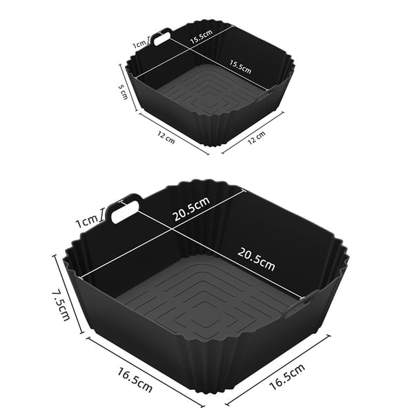 Silikoninnlegg for Ninja FN101GY airfryer Black