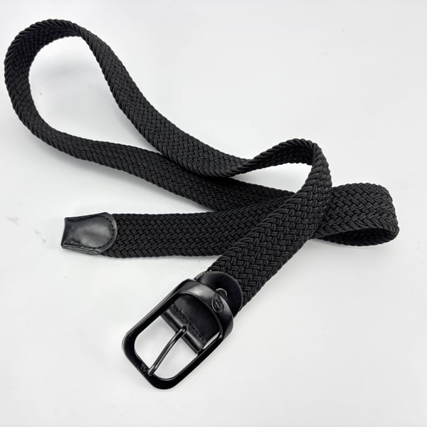 Miesten elastinen kudottu vyö 105 cm Black