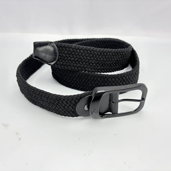Miesten elastinen kudottu vyö 105 cm Black