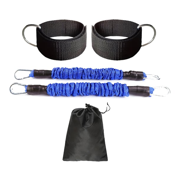 Motstandsbåndsett med benstropper for Taekwondo-trening Blue 70-80LB