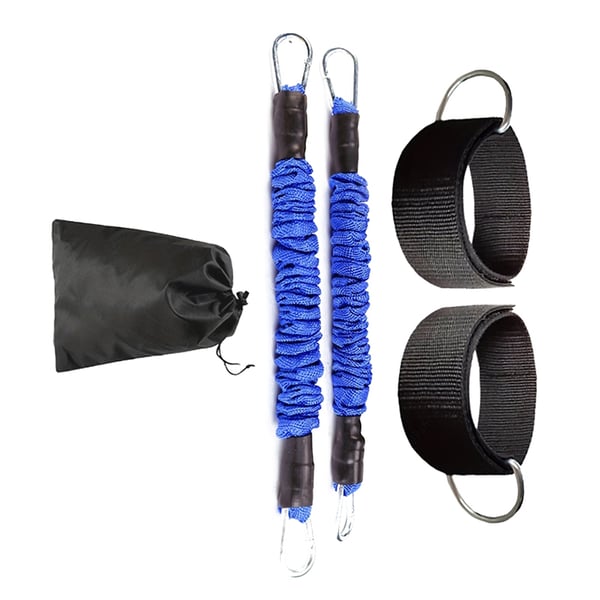 Motstandsbåndsett med benstropper for Taekwondo-trening Blue 70-80LB