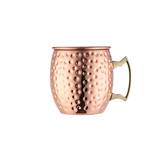 Elegant Cocktailglas i Hammeret Kobber S