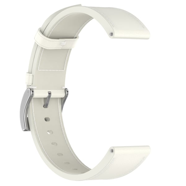 Remme i ekte lær til Huawei GT5 White 18 mm