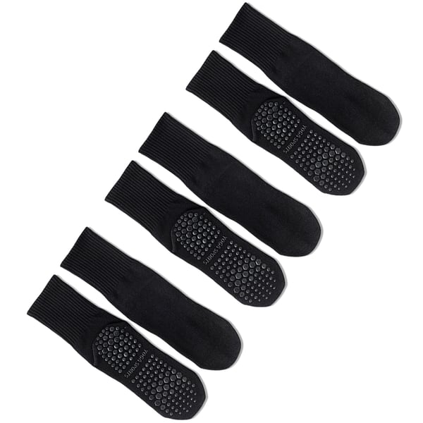 Skridsikre yogasokker (3 par) Black