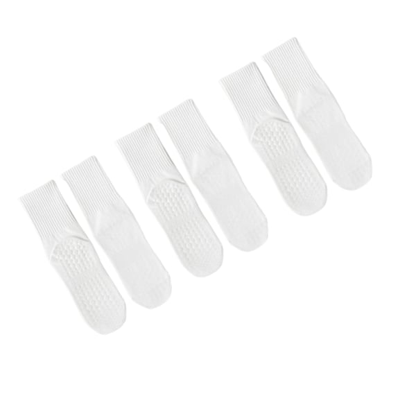 Liukumattomat joogasukat (3 paria) White