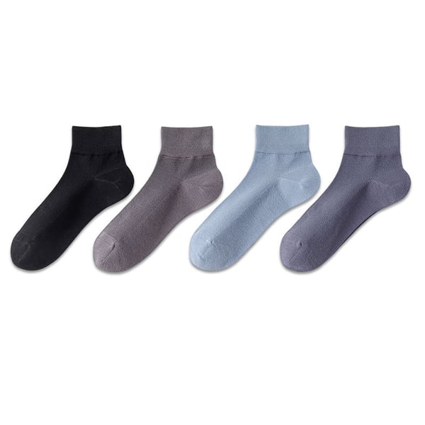 Saumattomat sukat - 4 paria Black+Blue