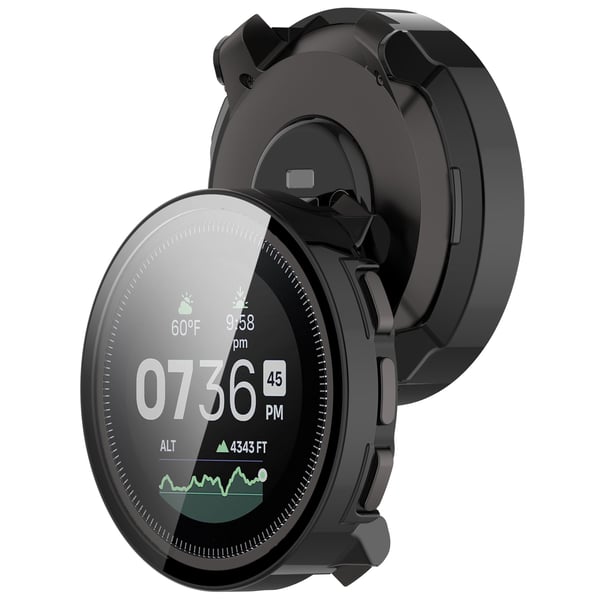 Deksel med integrert skjermbeskytter Suunto Vertical Black
