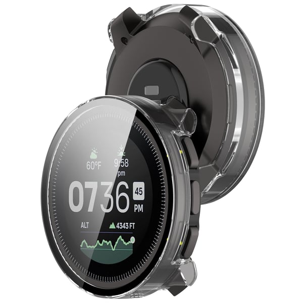 Deksel med integrert skjermbeskytter Suunto Vertical Transparent