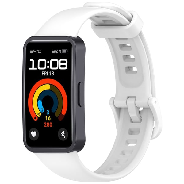 Huawei Band 9 & 8 -ranneke metallilukolla White
