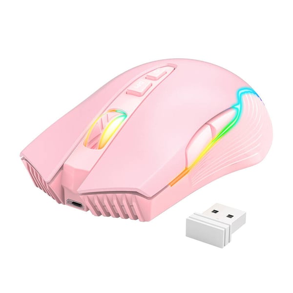 ONIKUMA CW905 Rosa 2.4G trådløs spillmus