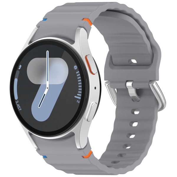 Samsung Watch 7 Wave-reim - Sølvspenne (falmebestandig)