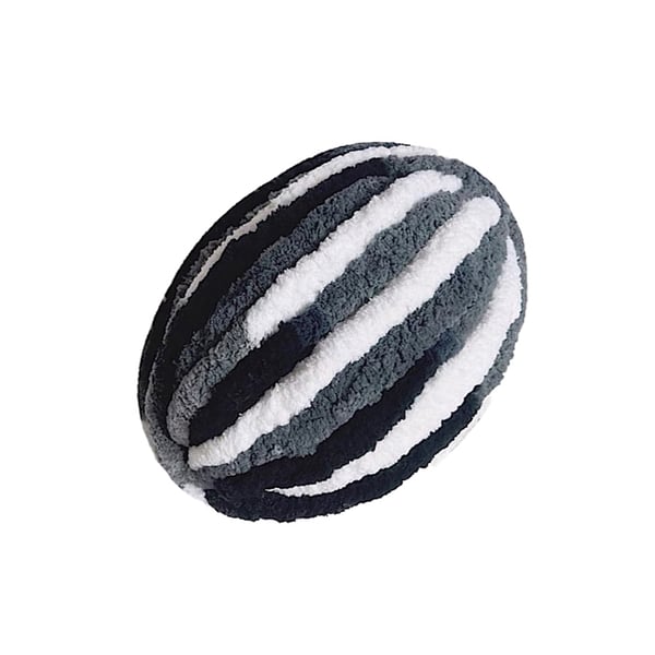 Gigantgarnnøste Superchunky islandsk ullblanding White+Black