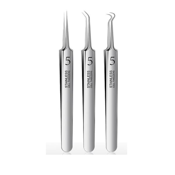 Verktøysett for fjerning av hudormer med etui 3-pack