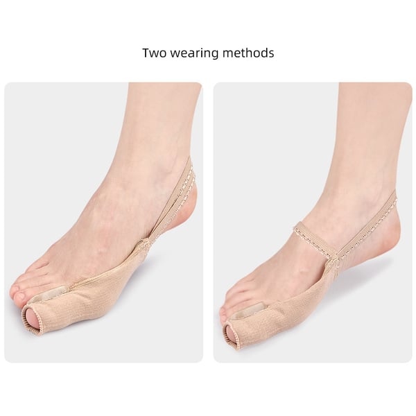 Tåseparatorer med Snøre til Hallux Valgus Korrigering & Lindring af Fodpine L