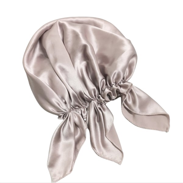 Silke sovehætte til kvinder, 100% Mulberry silke lotus pink