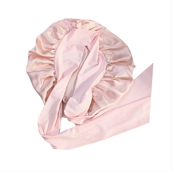 100% silkkistä valmistettu unimyssy naisille Rubber pink